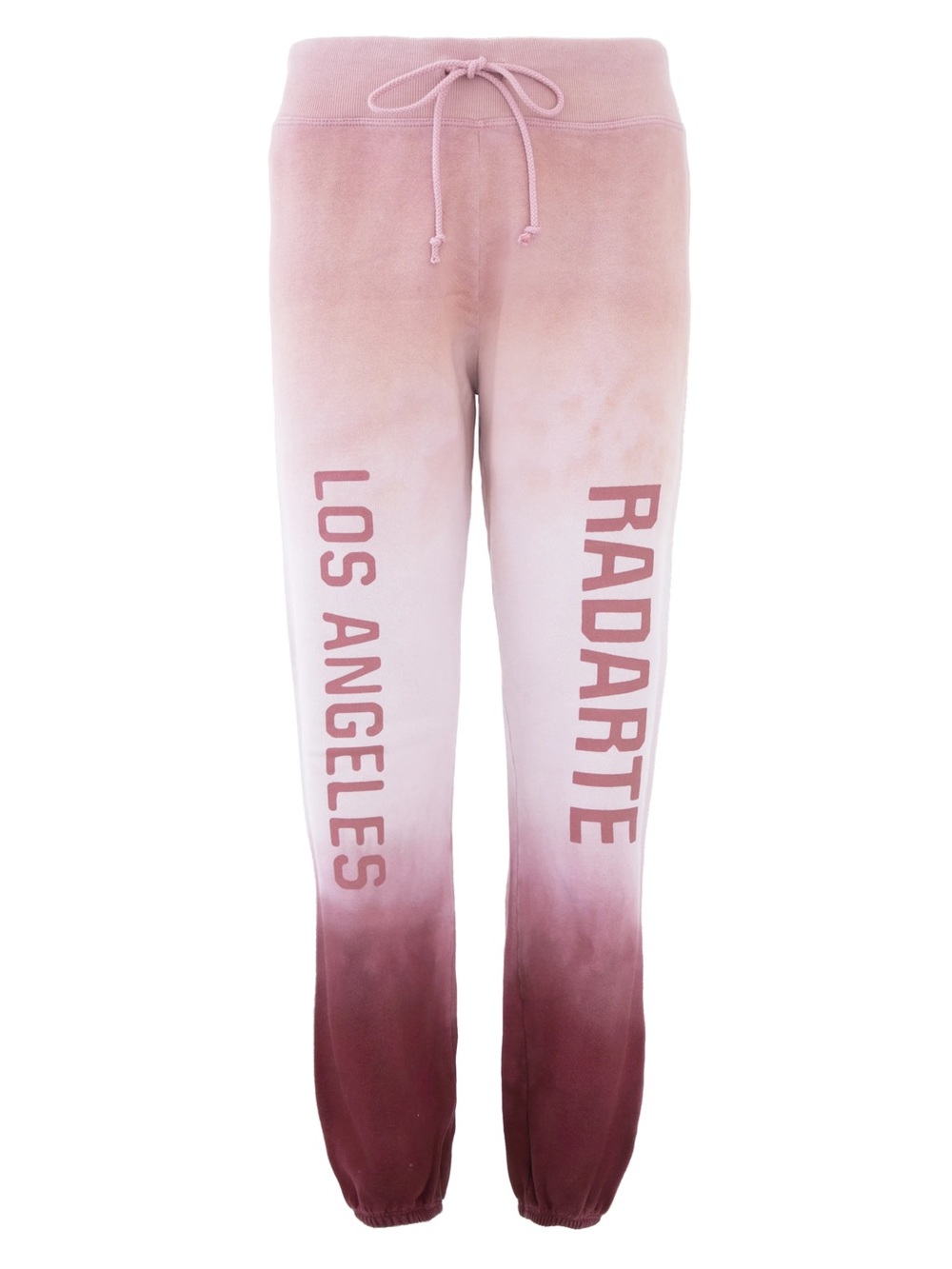 RODARTE SIGNATURE LOGO OMBRÉ TIE DYE SWEATPANTS